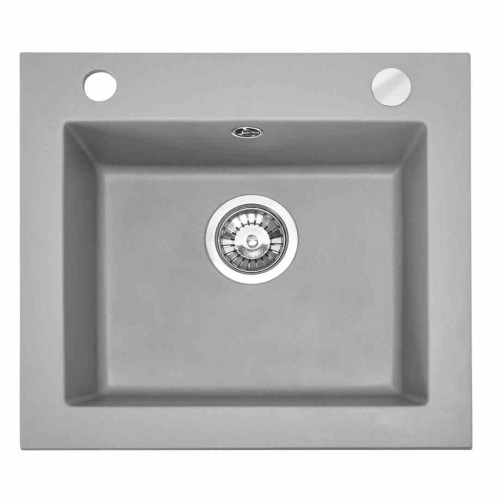 ZLEWOZMYWAK WEST SZARY+ SYFON ZLE-00122