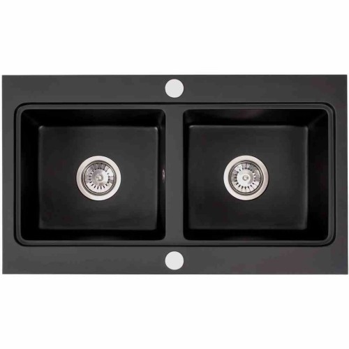 ZLEWOZMYWAK CADDY CZARNY+ SYFON ZLE-00132