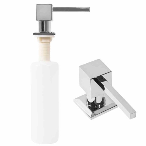 DOZOWNIK DO MYDŁA KWADRAT CHROM 330 ML BAT-05011