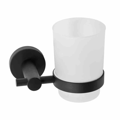 322233C KUBEK ŁAZIENKOWY WISZĄCY CZARNY REA-77094