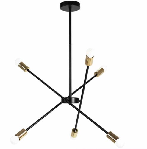LAMPA APP1116-6CP BLACK GOLD OSW-01460