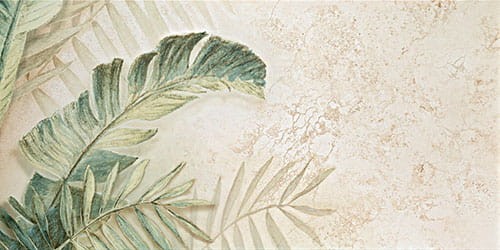Obraz gresowy element 3 Alabaster Shine leaves B 119,8x59,8 Gat.1