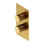 CONTOUR termostatyczna bateria prysznicowo-wannowa podtynkowa CT8036GLB