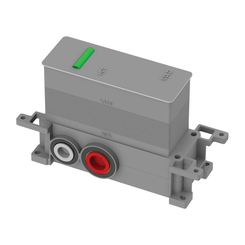 element podtynkowy termostatycznej baterii 2-wyjściowej BOXTE2F