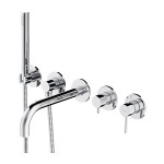 Y bateria wannowa 5-otworowa podtynkowa Y1237/1CR