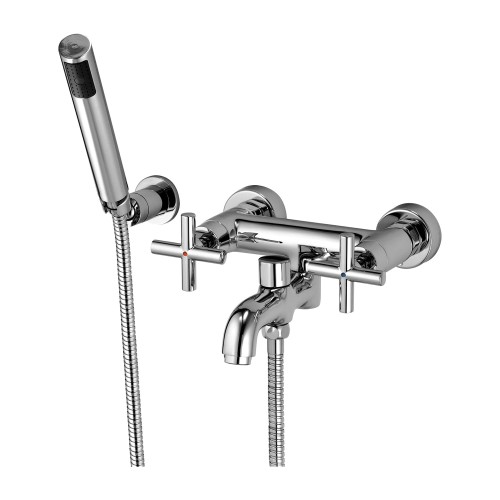 MODERN bateria wannowa z zestawem prysznicowym C304CR