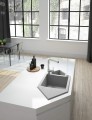Deante Zlewozmywak granitowy 1 5-komorowy z ociekaczem - Space-Saver ZQP_S653