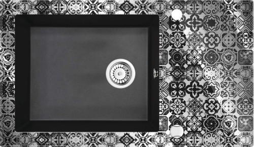 Deante Zlewozmywak szklano-granitowy 1-komorowy z ociekaczem ZSC_GP2C