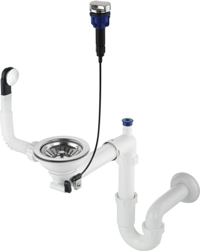 Deante Syfon do zlewozmywaka granitowego 1-komorowego - Space-Saver ZXY_9972