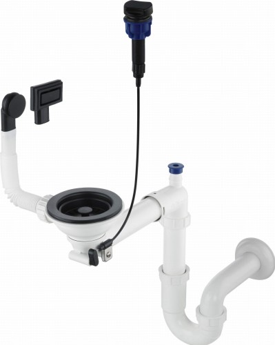 Deante Syfon do zlewozmywaka granitowego 1-komorowego - Space-Saver ZXY_N972