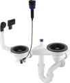 Deante Syfon do zlewozmywaka granitowego 1 5- i 2-komorowego - Space-Saver ZXY_N973