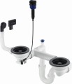 Deante Syfon do zlewozmywaka granitowego 1 5- i 2-komorowego - Space-Saver ZXY_N973