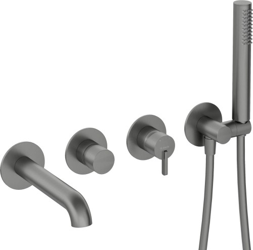 Deante Bateria wannowa 4-otworowa podtynkowa BQS_D18P