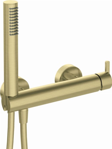 Deante Bateria prysznicowa z zestawem prysznicowym BQS_R41M
