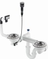 Deante Syfon do zlewozmywaka granitowego 1 5- i 2-komorowego - Space-Saver ZXY_9983