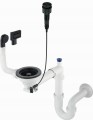 Deante Syfon do zlewozmywaka granitowego 1-komorowego - Space-Saver ZXY_N982