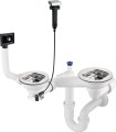 Deante Syfon do zlewozmywaka stalowego 1 5- i 2-komorowego ZXY_9920