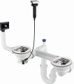 Deante Syfon do zlewozmywaka stalowego 1 5- i 2-komorowego ZXY_9920