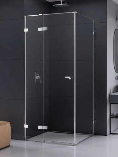 New Trendy Kabina Eventa 1D Prostokątna L 80X110X200 Czyste 8mm Active Shield 2 0  EXK-0128 EXK-0142