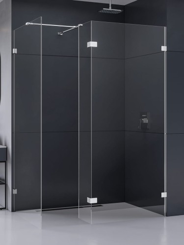 New Trendy Nz4 Kabina Eventa Ścianka U 90X200 Czyste 8mm Active Shield 2 0  EXK-4666