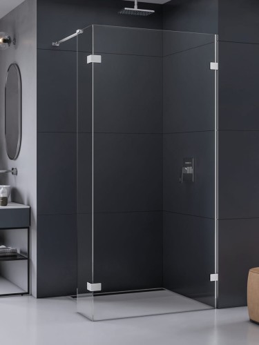 New Trendy Nz4 Kabina Eventa Ścianka U 130X200 Czyste 8mm Active Shield 2 0  EXK-4635