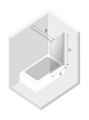 New Trendy Nz4 Parawan Nawannowy Eventa U 100X150 Czyste 8mm Active Shield 2 0  Wsp  Prostopadły EXK-1905-WP