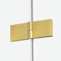 New Trendy Kabina Avexa Gold Brushed 1D Prostokątna P 80X70X200 Czyste 6mm Active Shield 2 0  EXK-1729