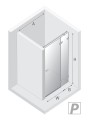 New Trendy Drzwi Wnękowe Avexa  1D P 120X200 Czyste 6mm Active Shield 2 0  EXK-1450