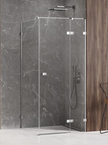 New Trendy Kabina Avexa  1D Prostokątna P 80X120X200 Czyste 6mm Active Shield 2 0  EXK-1466