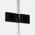 New Trendy Drzwi Wnękowe Avexa Black 1D L 80X200 Czyste 6mm Active Shield 2 0  EXK-1546