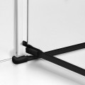 New Trendy Drzwi Wnękowe Avexa Black 1D L 80X200 Czyste 6mm Active Shield 2 0  EXK-1546