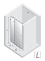 New Trendy Drzwi Wnękowe Avexa Black 1D L 80X200 Czyste 6mm Active Shield 2 0  EXK-1546