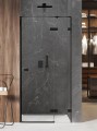 New Trendy Drzwi Wnękowe Avexa Black 1D P 120X200 Czyste 6mm Active Shield 2 0  EXK-1555