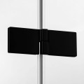 New Trendy Drzwi Wnękowe Avexa Black 1D P 120X200 Czyste 6mm Active Shield 2 0  EXK-1555