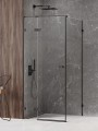 New Trendy Kabina Avexa Black 1D Prostokątna L 90X80X200 Czyste 6mm Active Shield 2 0  EXK-1574