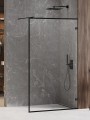 New Trendy Nz6 Kabina Avexa Black Walk-In U 140X200 Czyste 8mm Active Shield 2 0 Wzór Ramka EXK-2055