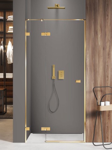 New Trendy Nz2 Drzwi Wnękowe Avexa Gold Shine 1D L 130X200 Czyste 6mm Active Shield 2 0  EXK-1640