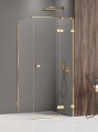 New Trendy Kabina Avexa Gold Shine 1D Prostokątna P 100X110X200 Czyste 6mm Active Shield 2 0  EXK-1677