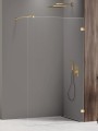 New Trendy Nz4 Kabina Avexa Gold Shine Walk-In U 140X200 Czyste 8mm Active Shield 2 0  EXK-2167