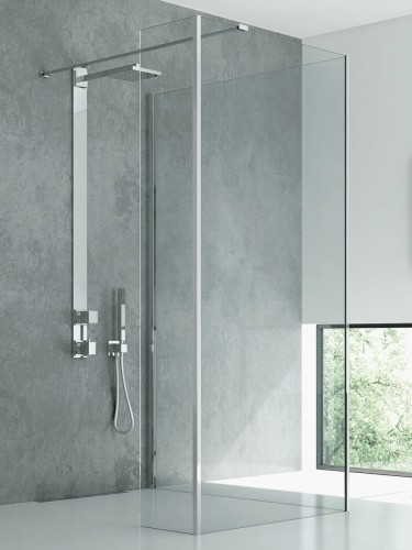 New Trendy Kabina New Modus Ścianka U 100X200 Czyste 8mm Active Shield 2 0  EXK-5491