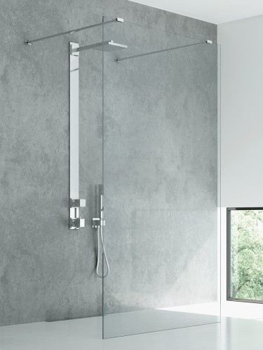 New Trendy Nz2 Kabina New Modus Ścianka U 130X200 Czyste 8mm Active Shield 2 0  EXK-5497