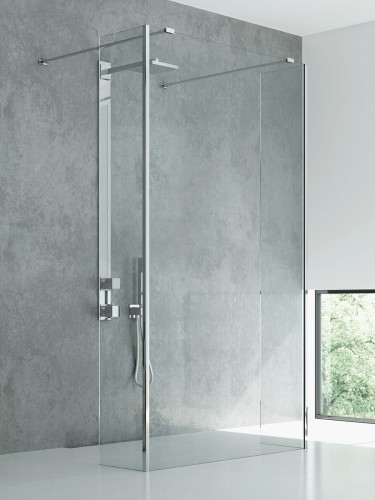 New Trendy Kabina New Modus Ścianka U 100X200 Czyste 8mm Active Shield 2 0  EXK-5499