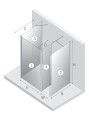 New Trendy Kabina New Modus Ścianka U 90X200 Czyste 8mm Active Shield 2 0  EXK-0052