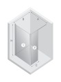 New Trendy Kabina New Modus Black Ścianka U 120X200 Czyste 8mm Active Shield 2 0  EXK-0068