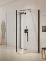 New Trendy Nz2 Kabina New Modus Black Ścianka U 70X200 Czyste 8mm Active Shield 2 0  EXK-0090