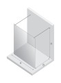 New Trendy Kabina New Modus Black Walk-In  120X200 Czyste 8mm Active Shield 2 0  EXK-0085