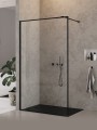 New Trendy Nz6 Kabina New Modus Black Ścianka U 50X200 Czyste 8mm Active Shield 2 0 Wzór Ramka EXK-1924