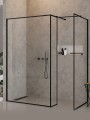 New Trendy Kabina New Modus Black Ścianka U 30X200 Czyste 8mm Active Shield 2 0 Wzór Ramka EXK-0256