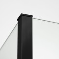 New Trendy Kabina New Modus Black Walk-In U 120X120X200 Czyste 8mm Active Shield 2 0 Wzór Ramka EXK-0285