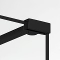 New Trendy Kabina New Modus Black Walk-In U 120X100X200 Czyste 8mm Active Shield 2 0 Wzór Kratka EXK-0278